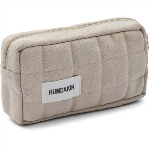 HUMDAKIN POUCH QUILTED LIGHT STONE